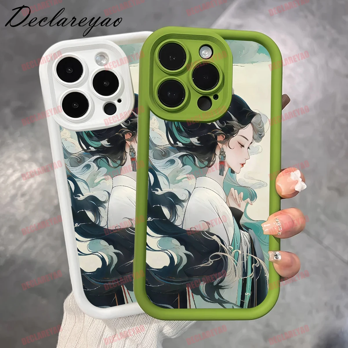DECLAREYAO لينة ضوء سليم ماتي بولي يوريثان يغطي ل VIVO Y36 Y53S Z5 Y21A Y12 Y21S S1 V25 V15 Y17 Y35 Z3i Y22S غطاء مقاوم للصدمات