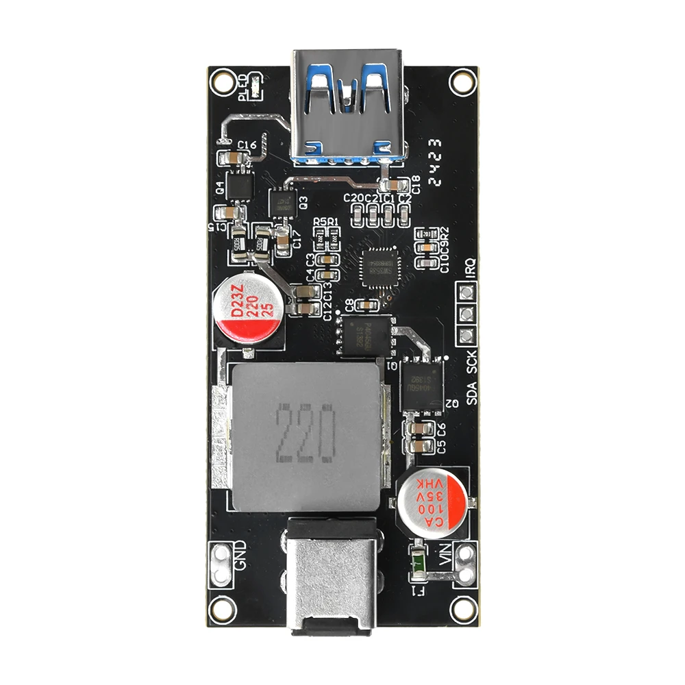 Многопротокольный настольный интеллектуальный модуль быстрой зарядки постоянного тока 6-30 В 140 Вт, высокая мощность для QC4.0 +/5,0 PD PPS FCP SCP SFCP AFC