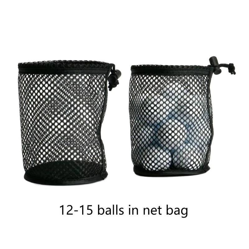 Borsa per palline da golf Borsa per riporre palline da golf Borsa sportiva in rete Borsa a rete da golf con coulisse Pratica a