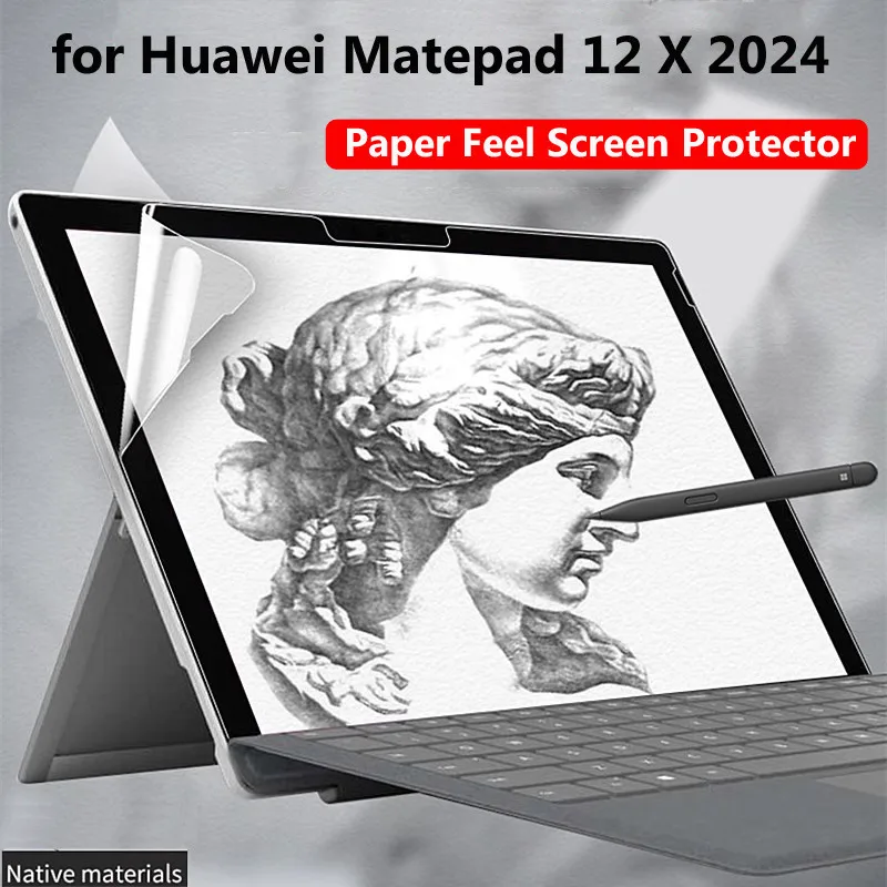 Paper Feel Screen Protector for Huawei MatePad 12 X 12inch 2024 Air 12 Pro 13.2 SE 11 PaperMatte 10.8 11.5 S T10S T10 SE 10.4