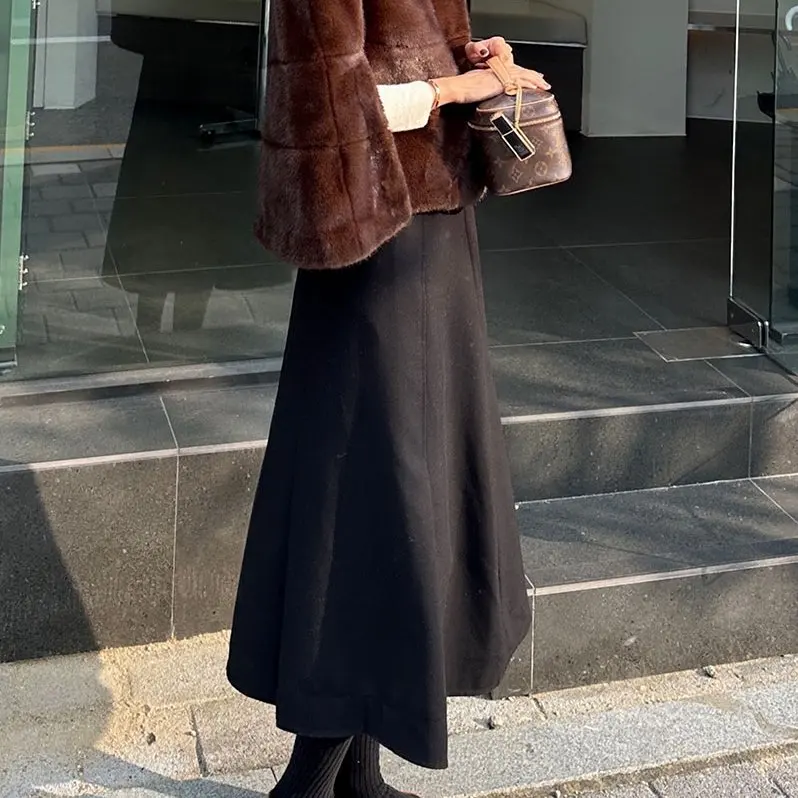 Abrigo de Piel de Visón Sintético, Ropa de Abrigo de Dongdaemun, Ecológico, Talla Grande, Abrigo de Invierno Cálido de Poliéster para Mujer, Estilo Murciélago