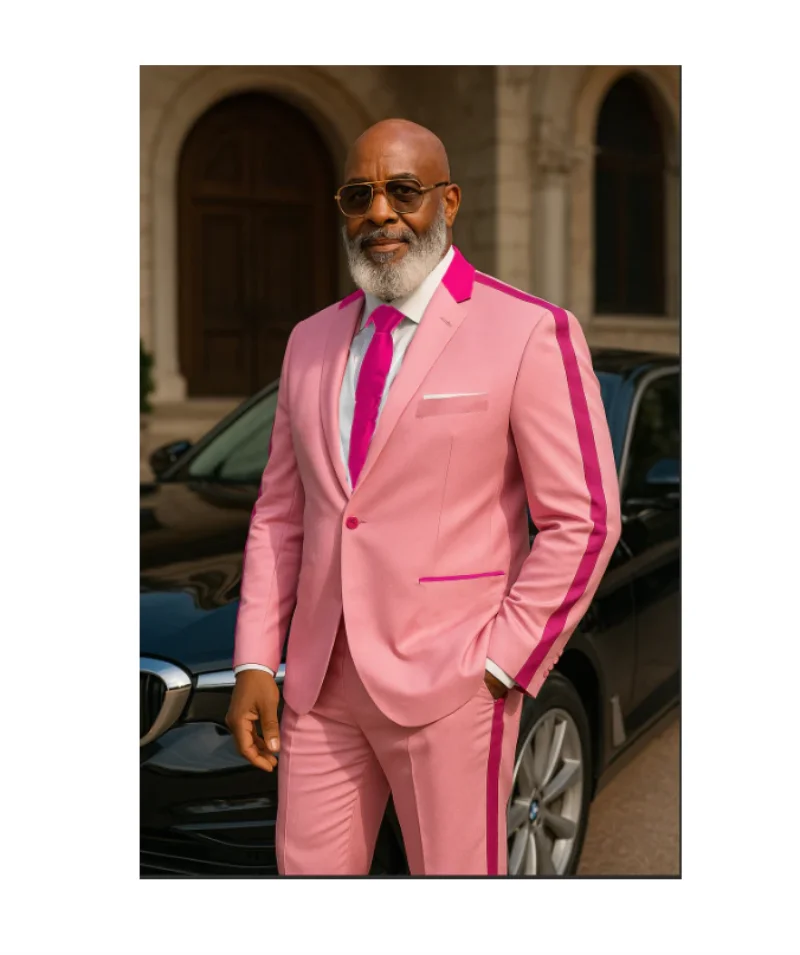 Рисунок 3 - Розовый мужской костюм