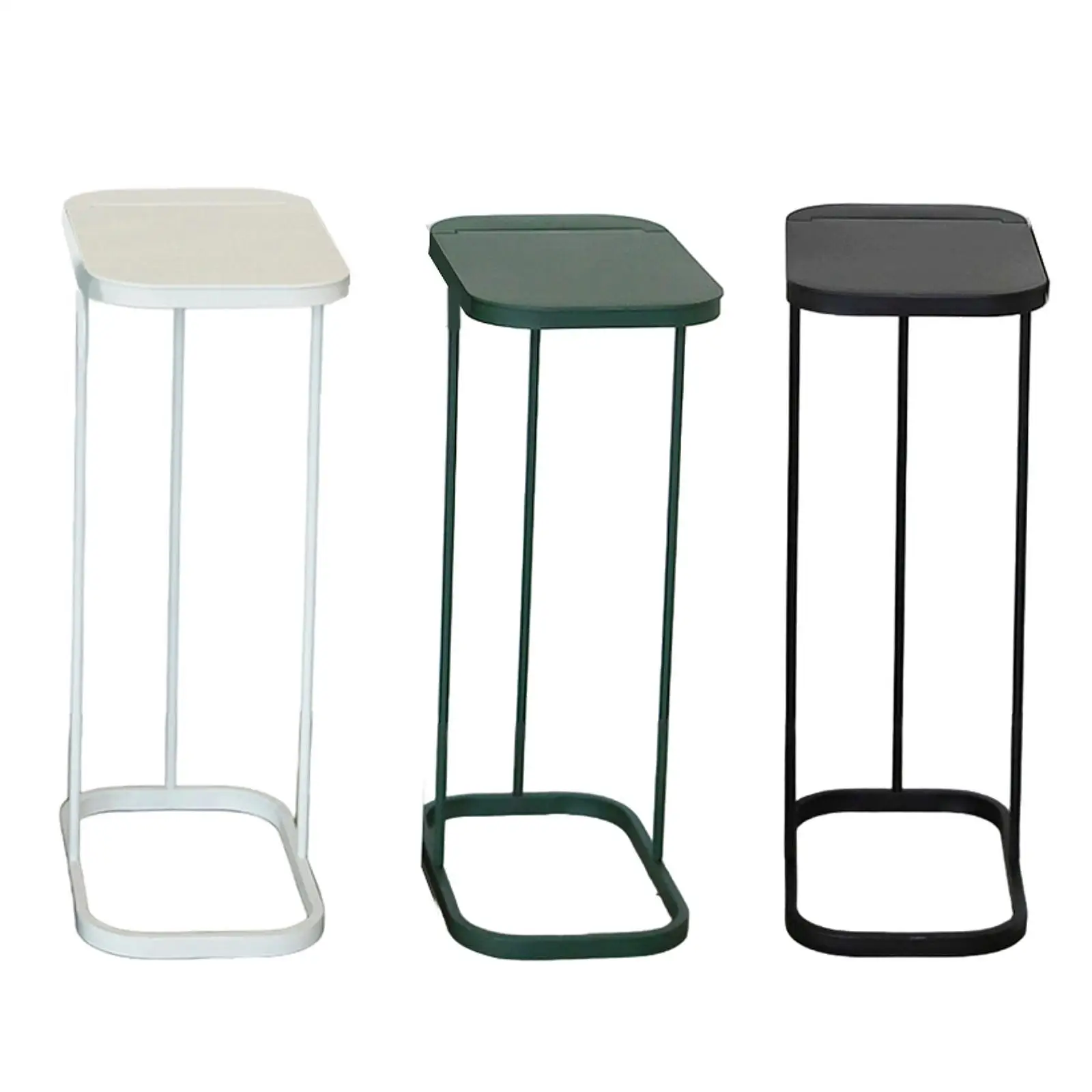 Portable Trash Bag Holder Trashcan Stand Metal Rack Clamshell Hanger Waste Bin Garbage Bag Holder for Home Recycling Indoor