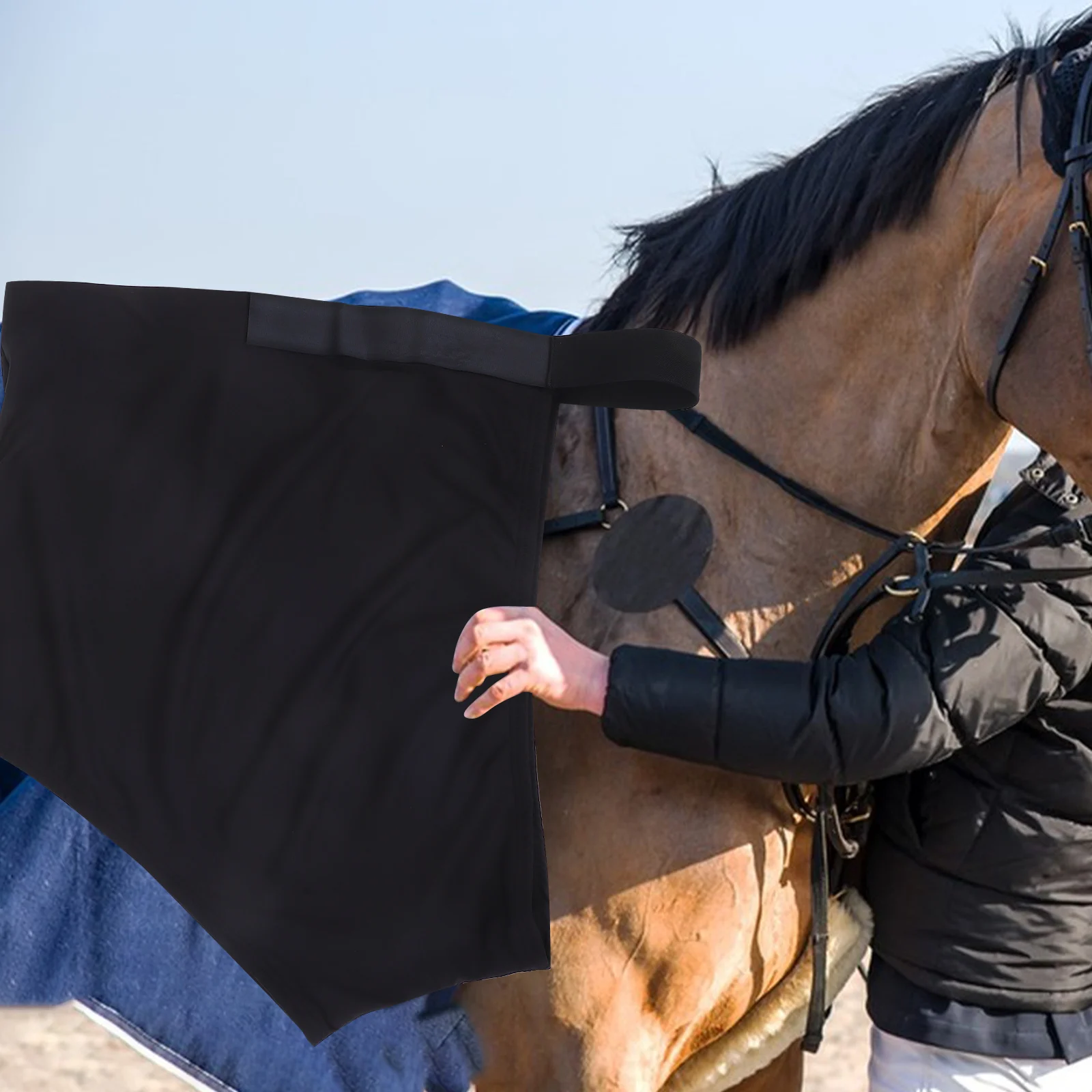 

Horse Shoulder Protector Spandex AntiRub Wither Vest Breathable Chest Guard Soft Material Prevent Chafing Warm Elastic Pet
