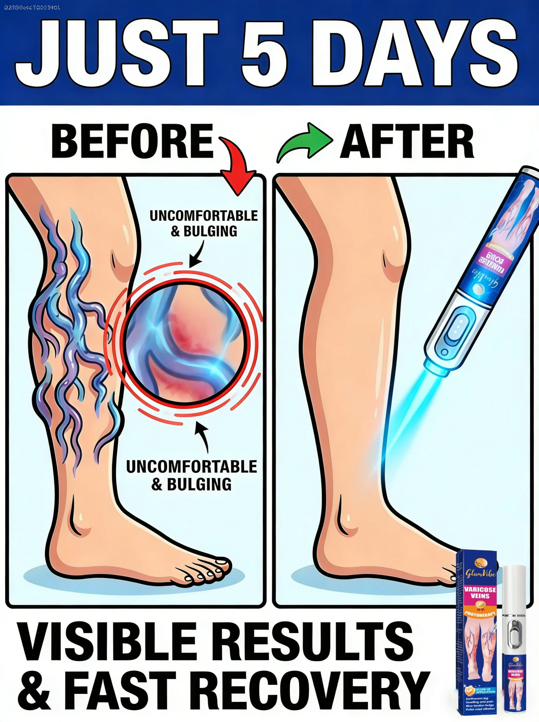 

Heavy, swollen, and with prominent veins in your legs Use this to feel light and comfortable all day long.