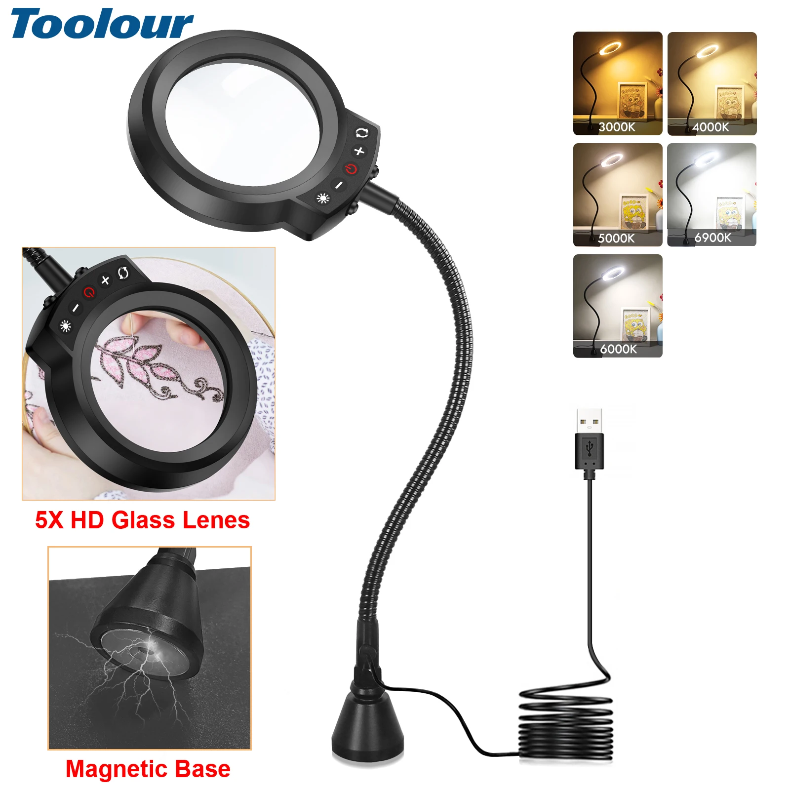 Toolour 5X Magnifyi…
