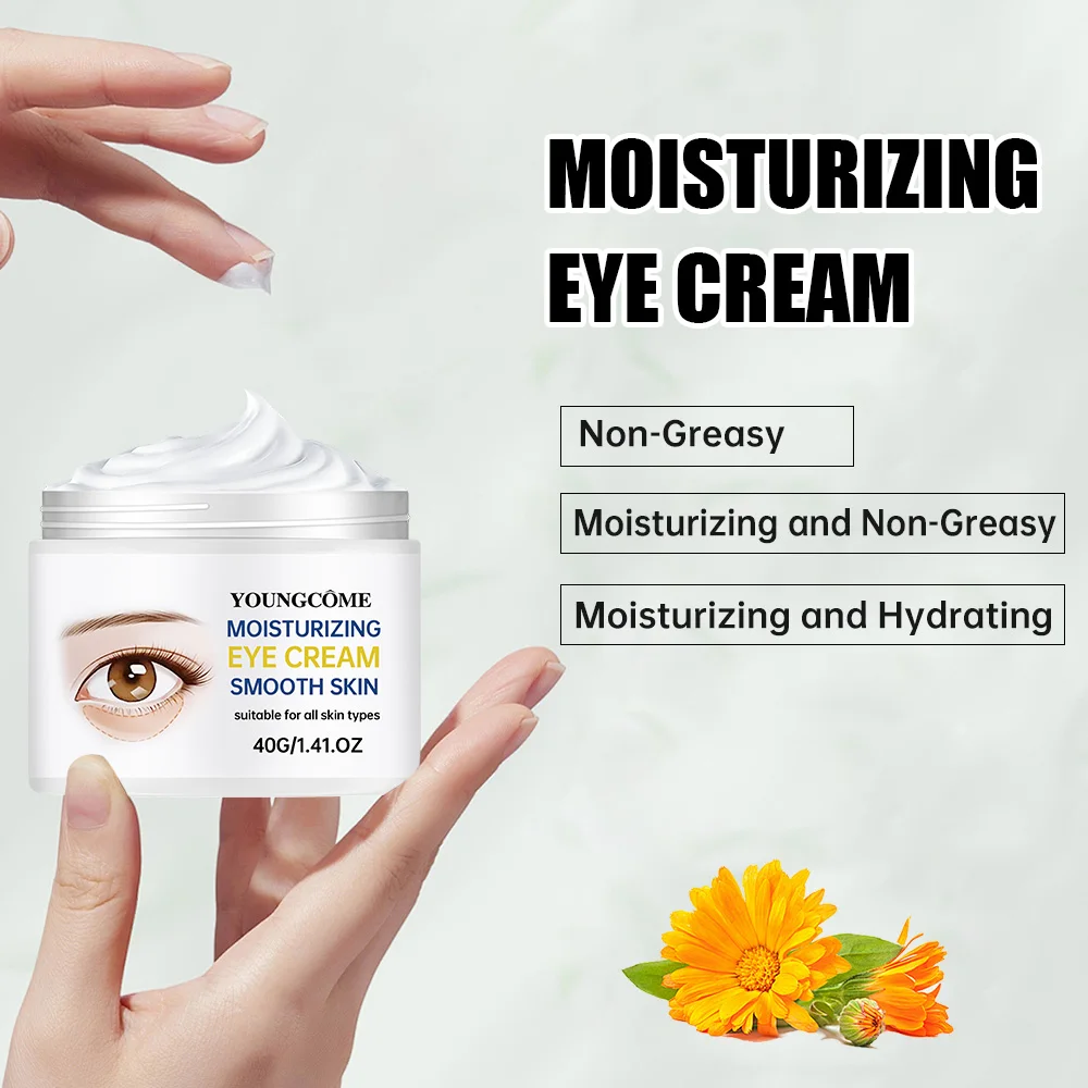Crème pour les yeux, réduit les rides, sac contre les poches, raffermissant, hydratant, éclaircit la peau des yeux, Anti-cercle foncé ﻿