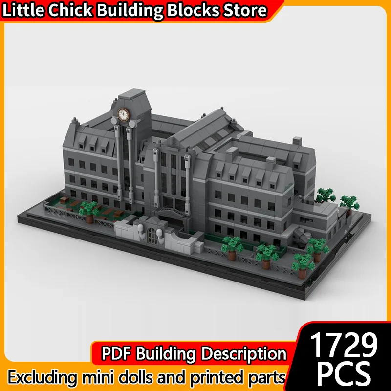 

Popular Game Model MOC Building Bricks Scene Police Station Modular Technology Children Holiday Gifts Assemble Toys Suit