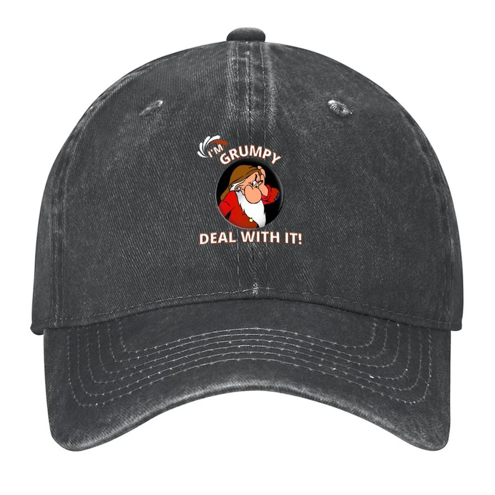

I'M GRUMPY Deal With It Baseball Cap fishing hat Luxury Hat Rugby Hat Beach Men Luxury Brand Women's