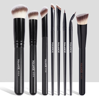 MAANGE Makeup Brushes 8pcs Premium Synthetic Powder Foundation Contour Concealer Eye Shadow Blending Liner Makeup Brush Kit Tool