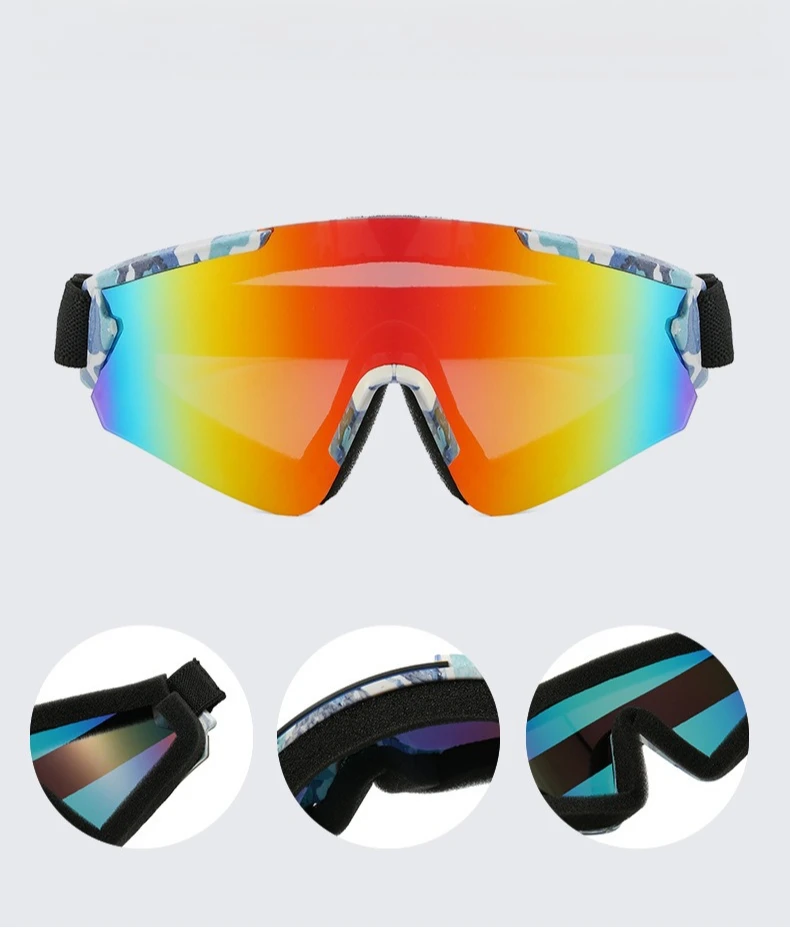 

Outdoor Sport Windproof Ski Mask Anti-Fog Ski Goggles Motorcycle Goggles Winter Snowboard Skiing Glasses Off Road Cycling Glasse