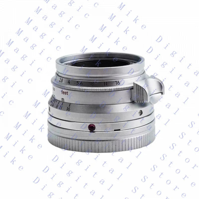 UU  Light lens lab Lens 35mm F2 Silver Chrome for Leica Summicron M Eight Element