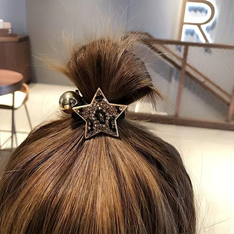 قطعة واحدة من الخماسي الماسي المائي المزخرف بعصابة رأس ماسية مائية، إكسسوار شعر لطيف