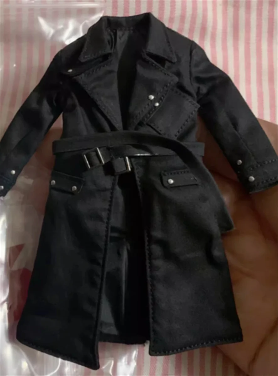 

1/12 Scale Windbreaker Tactical coat jacket Jacket Long Coat Male CLothes Model Fit 6 '' Male Soldier Action Figure Body Toy