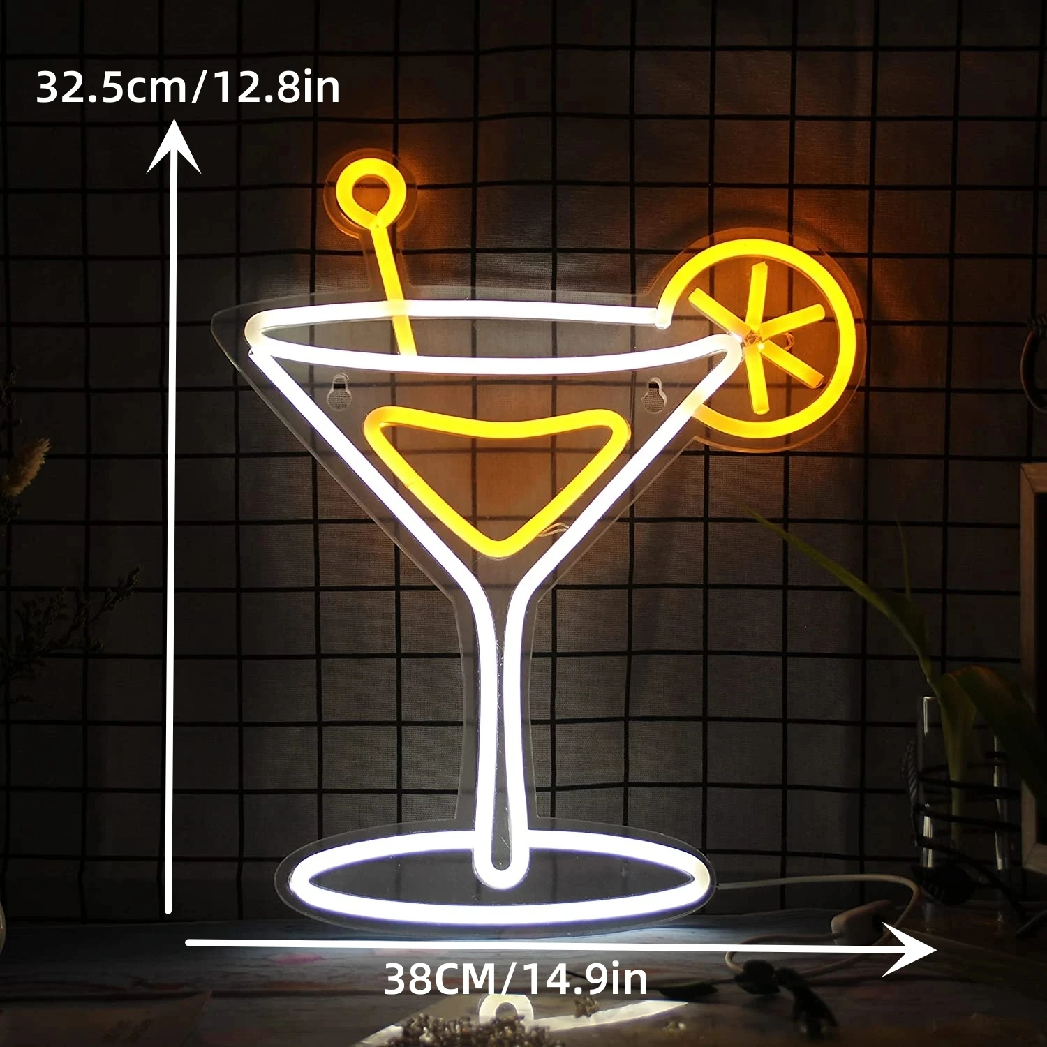 Lemon Cup Neon Sign Drink Wall Light, Club Shop, Restaurant Bar Shop, Party, Home Art, Decor, Gift, LED Lamp