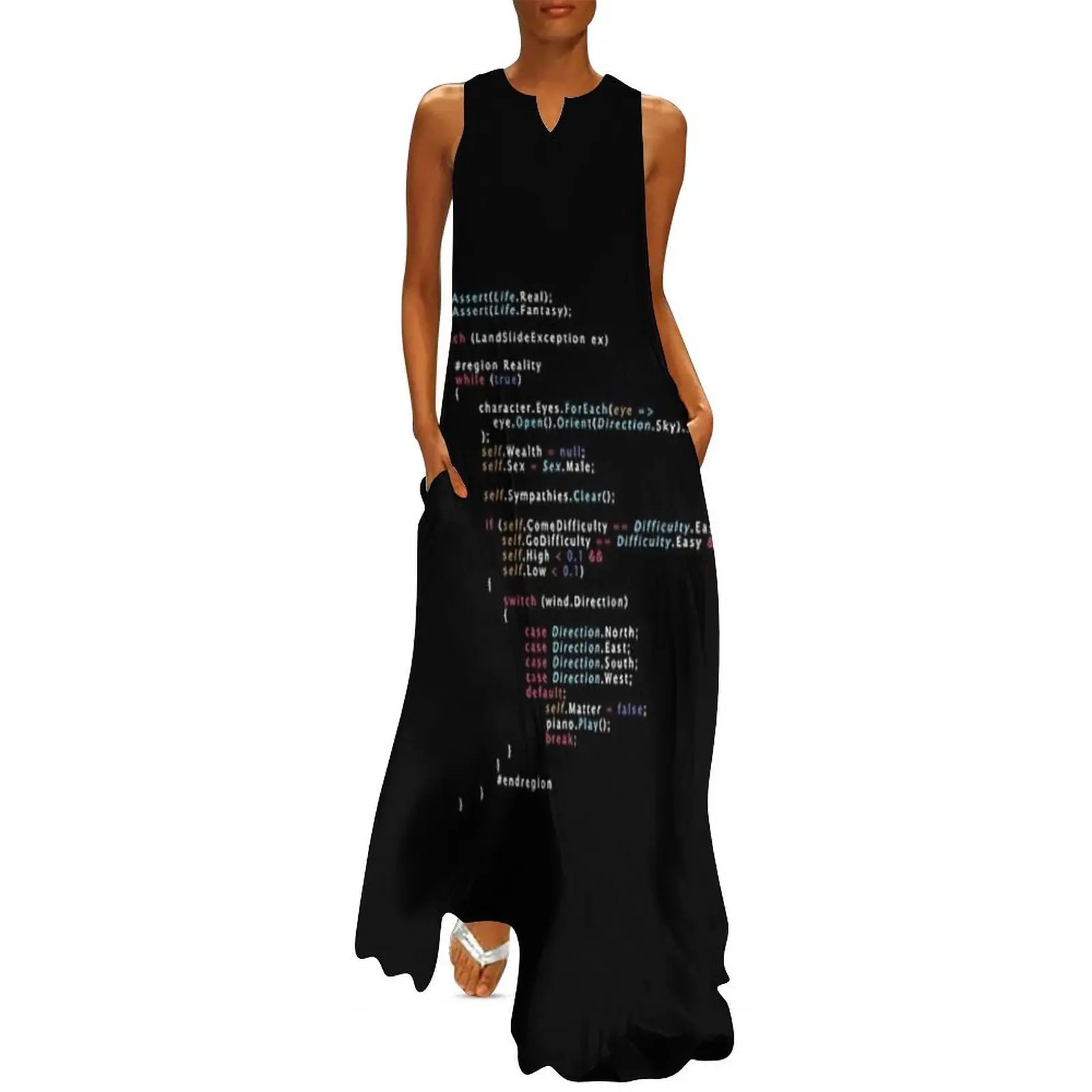 

Is This The Real Life Coding Programming Color Long Dress Women dresses summer summer dress womens 2025 women clothes