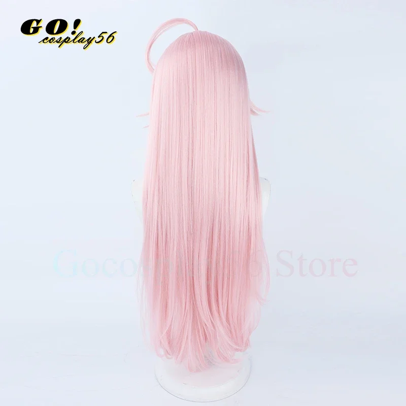 Takanashi Hoshino Cosplay Wig Ponytail 90cm Light Pink Long Straight Synthetic Hair Project MX Girls Headwear