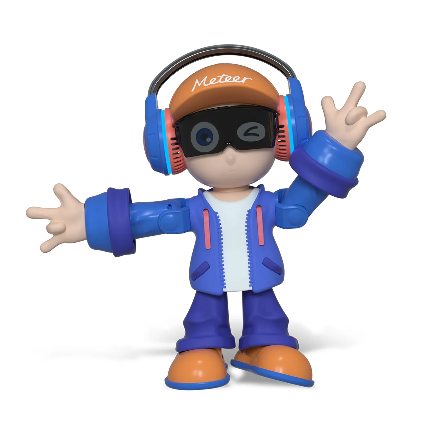 Meteer Voice Chat Interactive Ai Robot Music Recognition and Dancing Bluetooth & App Controlled Birthday Christmas Party Gifts view 6