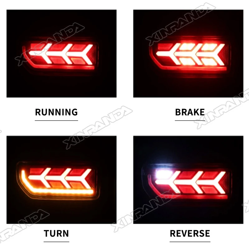 Aksesori Jimny Lampu Belakang Lampu Belakang untuk Suzuki Jimny Jb64 Jb74 2018 2019 2020 2021 2022 2023 2024