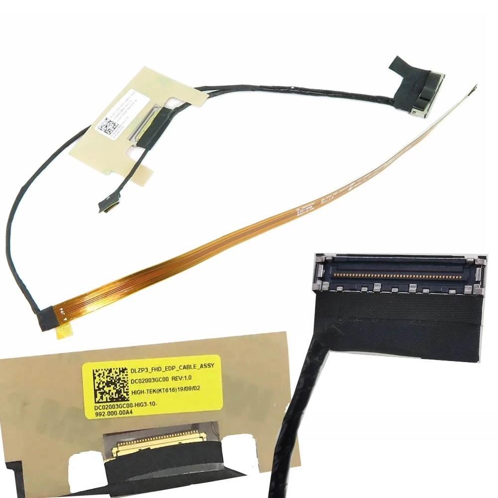 ORIGINAL LCD LVDS Video Cable For Lenovo Yoga 730 13IKB 13ISK ISK DLZP3 UHD DC02C00HC00 40 PIN 4K