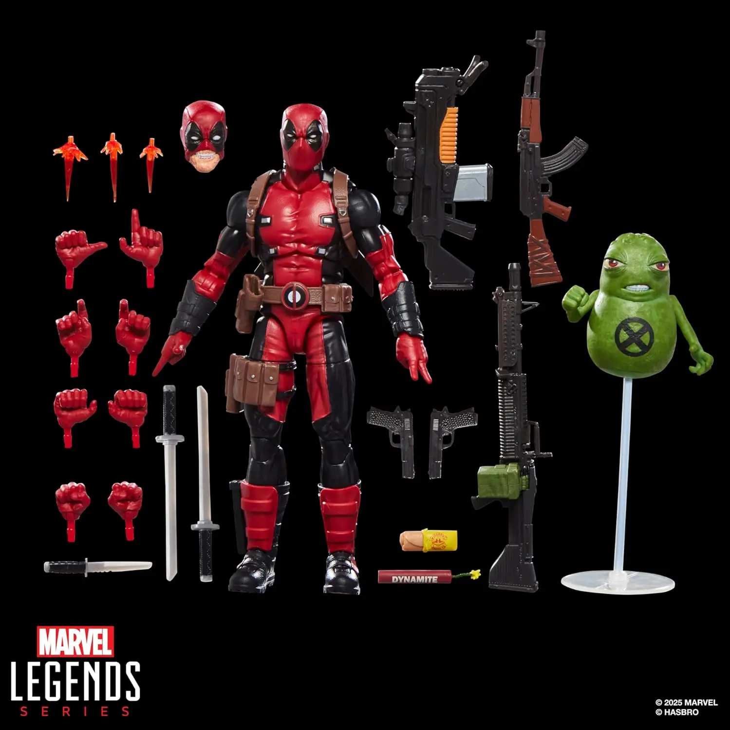 Figura de Marvel Legends de 6 ", serie máxima, figura de acción de Deadpool, modelo coleccionable, movilidad, decoración conjunta, juguete, regalo de cumpleaños