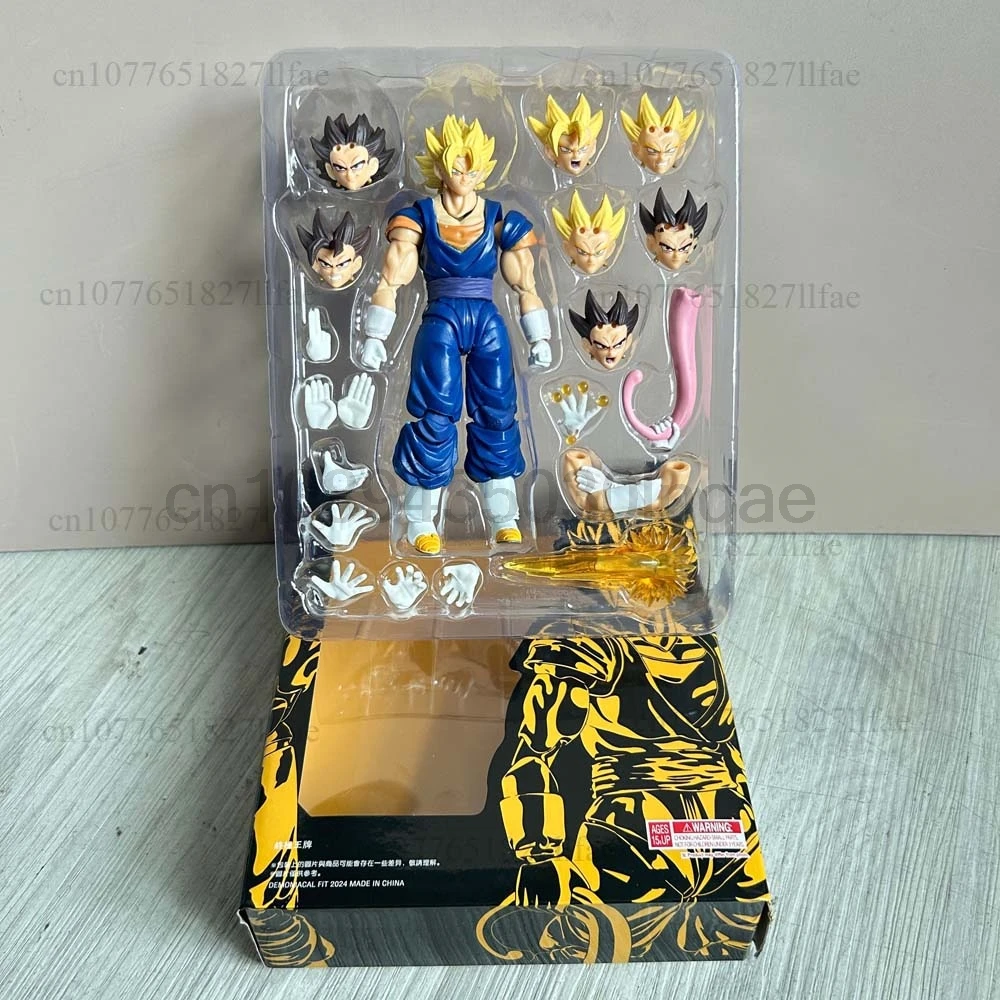 Dragon Ball Z SHF Super Saiyan SSJ Card Vegetto Son Goku Vegeta Action Figure Model Toys Joint Movable Doll Gift For Friends - view 3