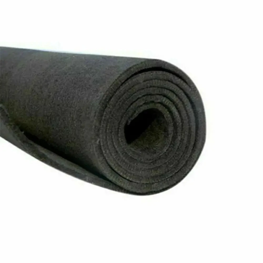 Manta protectora de soldadura negra de fieltro de grafito, paquete de protección para antorcha, hoja protectora de fibra de carbono de alta temperatura, 300x200mm, duradera