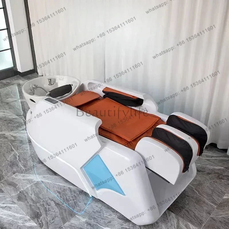 LSSmart Electric Massage Shampoo Chairs Adjust Comfort Shower Hair Salon Shampoo Chairs Adult Artifact Salon Furniture Silla FYS