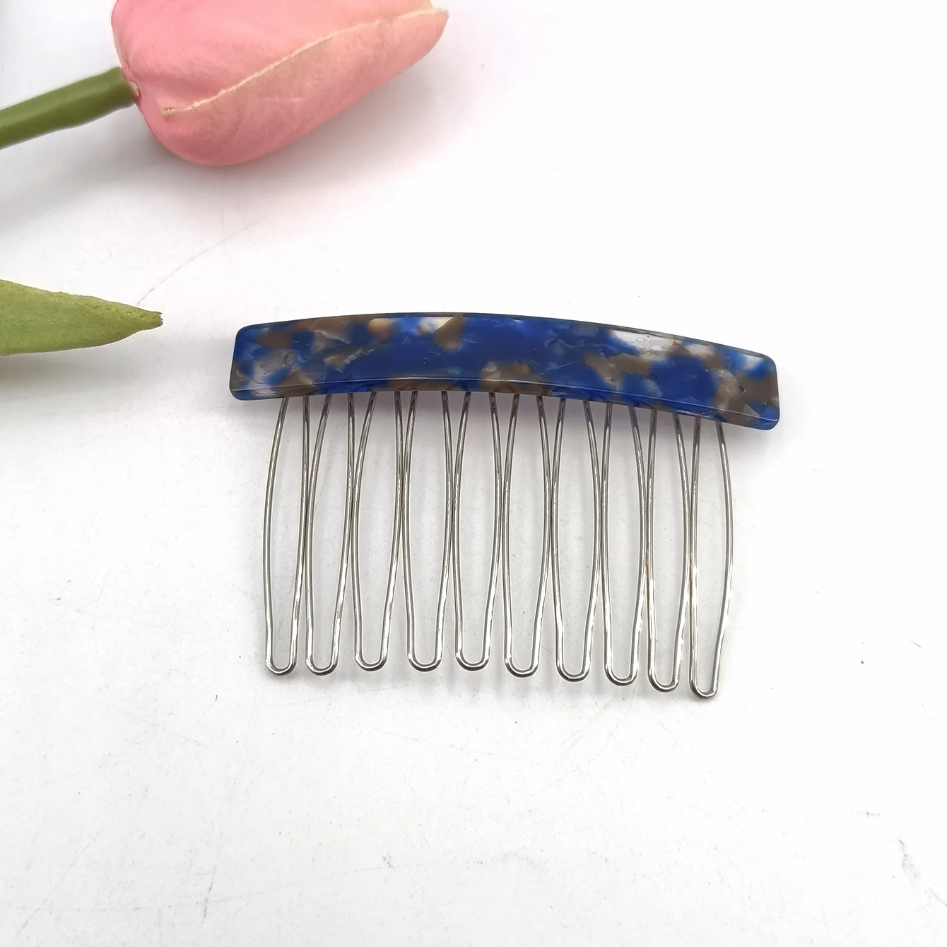 1/2 Stück Mittelgroßer 10-Zahn-Haarkamm-Clip für Damen, Haarstyling-Haarnadeln, Kopfschmuck, Schmuck, Pony- und Haarsträhnen-Kamm-Clip, Geschenke – Detail 13