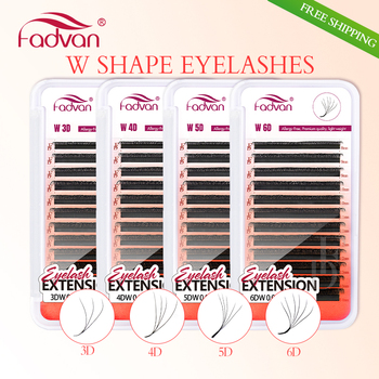 FADVAN W Shape 3D/4D/5D/6D Premade Fans Eyelash Extensions Automatic Flowering Natural Soft Professional Lashes FADVAN W Shape 3D/4D/5D/6D Premade Fans Eyelash Extensions Automatic Flowering Natural Soft Professional Lashes