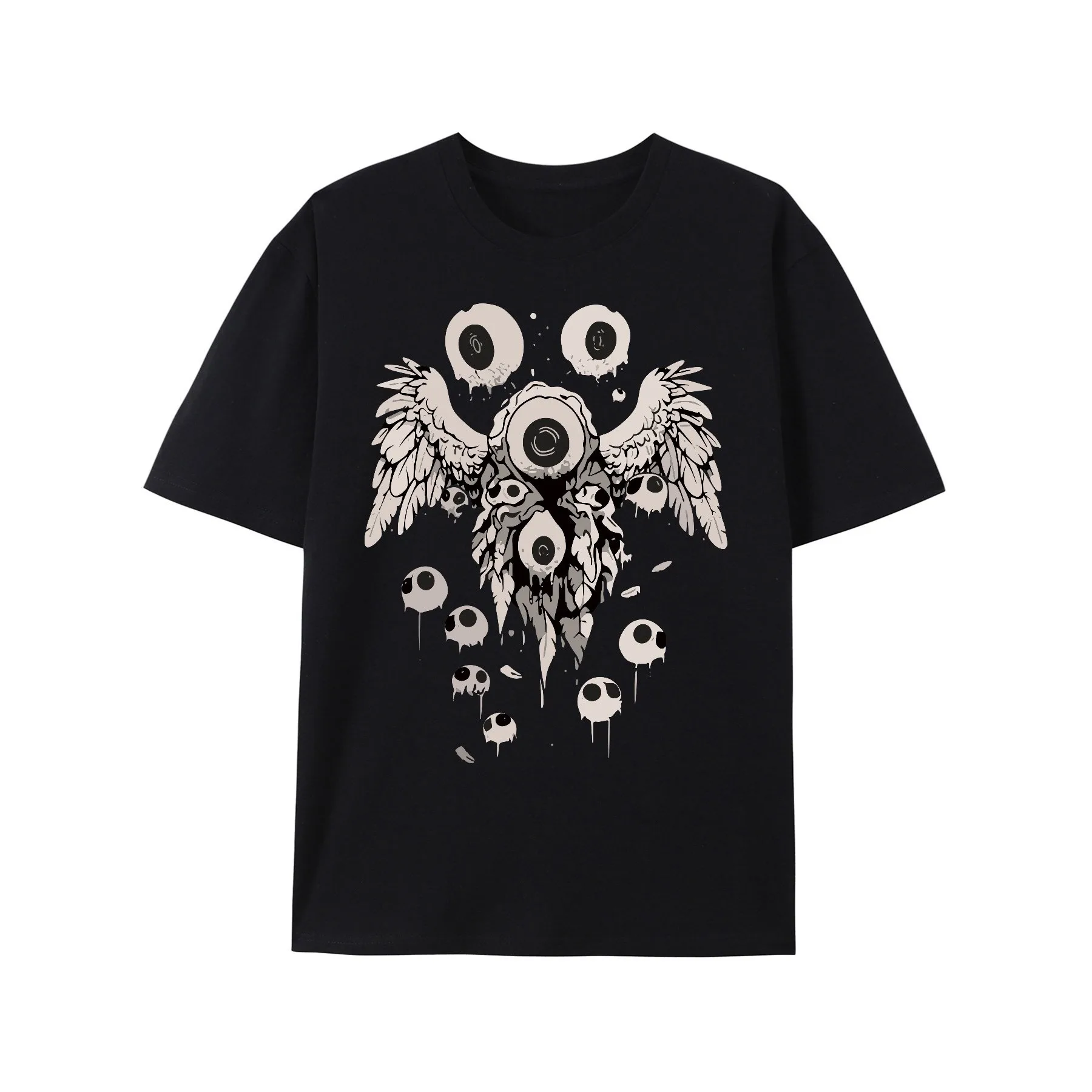 Weird Eyeball T-Shirt Dreamy Nuclear Aesthetic Grunge Rock Clothing Avant-Garde Psychedelic Shirt Horror