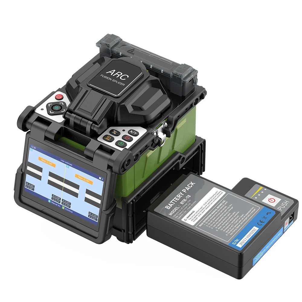 

MXT Komshine FX39 Six Motors Core To Core Trunk Optical Fiber Fusion Splicer For Ftth