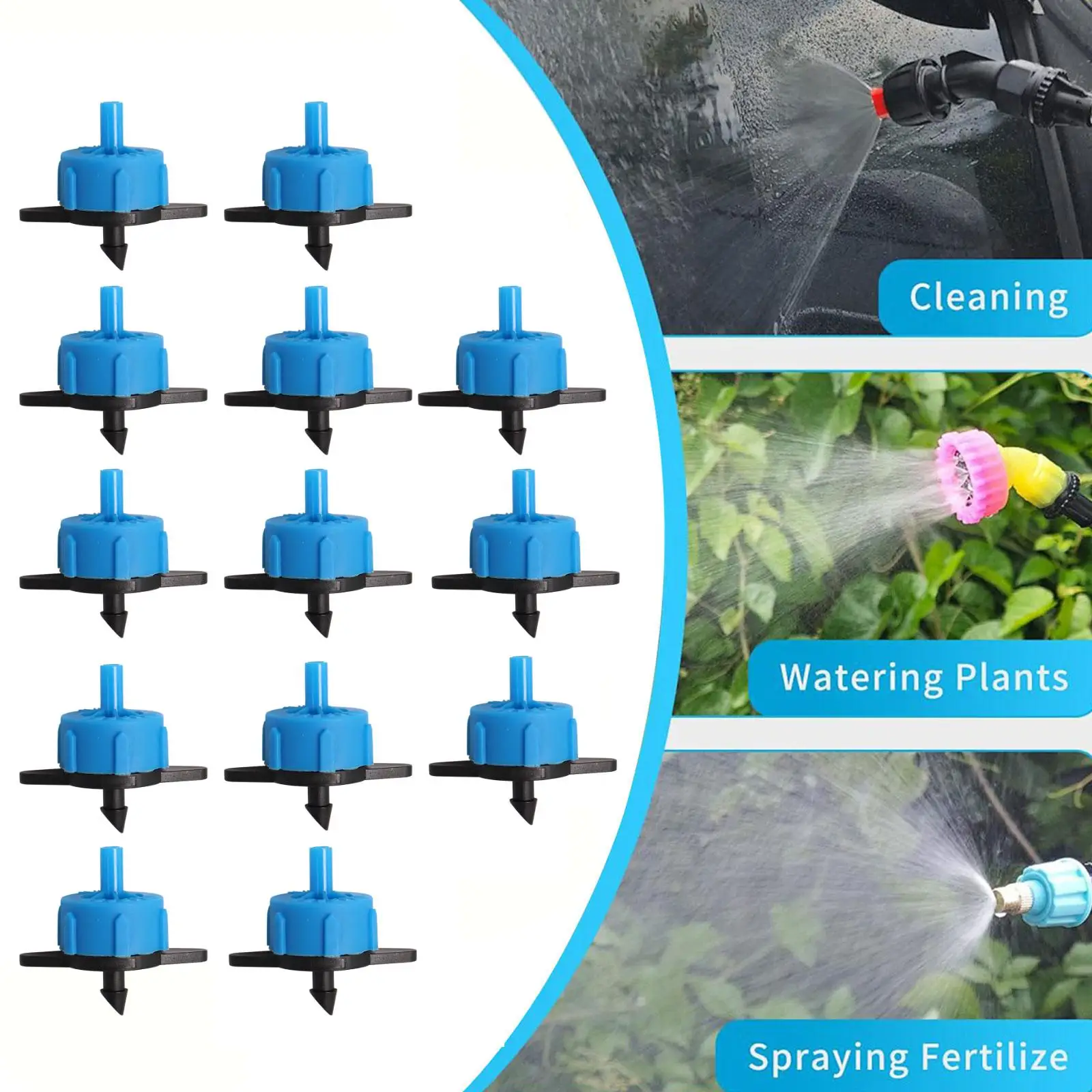 Plant Watering Device Adjustable Drip Emitters for Garden Irrigation Automatic Drippers Suitable for Multiple Scenarios
