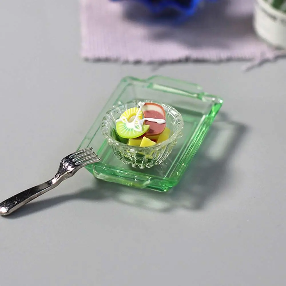 子供のためのサラダおもちゃ,シミュレーションゲーム,装飾工芸品,ミニチュアキッチンアクセサリー,ドールハウス,食品,キッチン