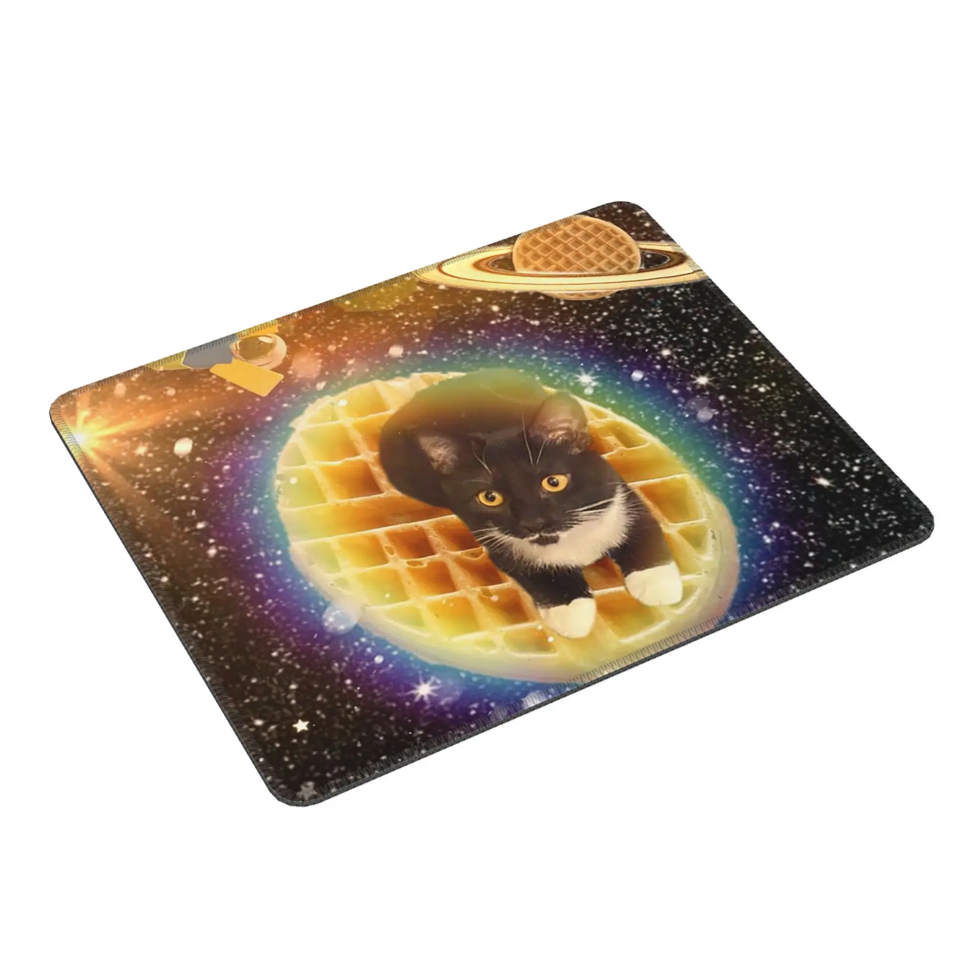 Meme Cat In Space Funny Mouse Pad Computer Keyboard Mouse Mat Gamer PC Laptop Desk Mat Office Accessories Table Mats