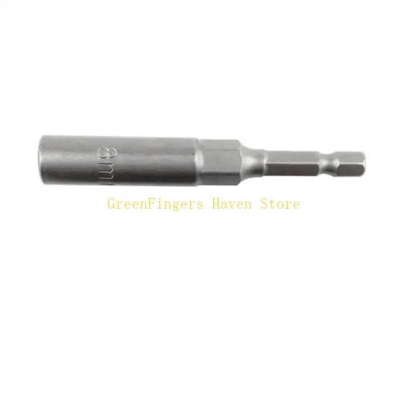 F68D Precise Engineered Hexagonal Socket Set 5.5-19mm Suitable for Handheld Power Drills Enhances Clamping Force & Stability
