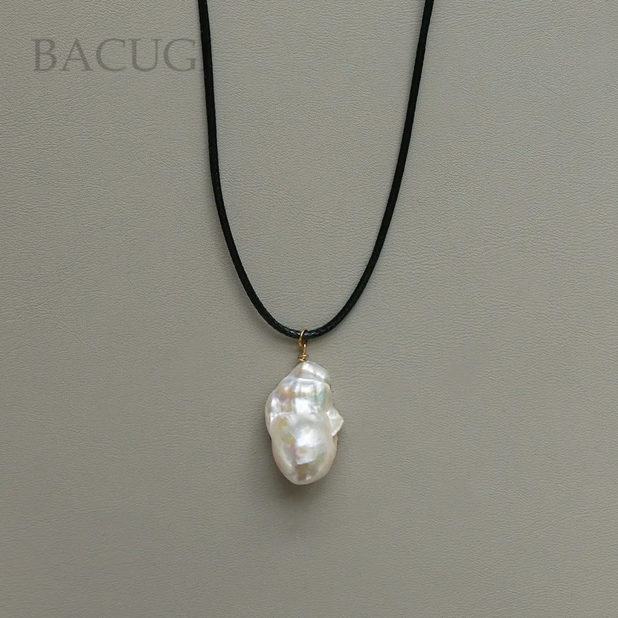 

Natural Freshwater Baroque Pearl Necklace