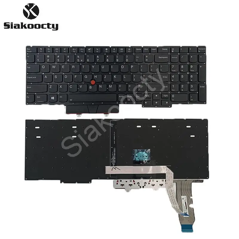 Clavier américain rétroéclairé, pour Lenovo Thinkpad E15 Gen 2 2021