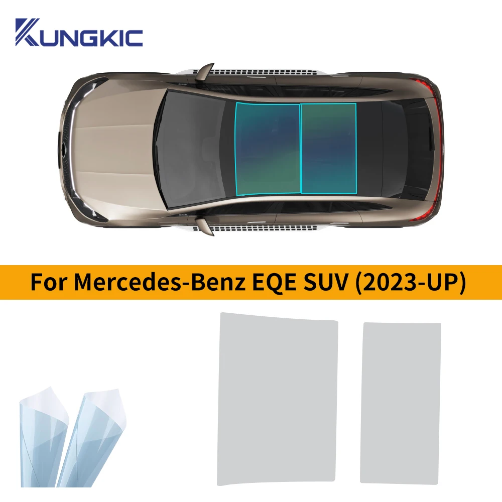

Для Mercedes Benz EQE SUV 2023 2024 2025 наклейка на окно автомобиля на крыше пленка на крышу ледяная броня солнцезащитная пленка модификация наклейки