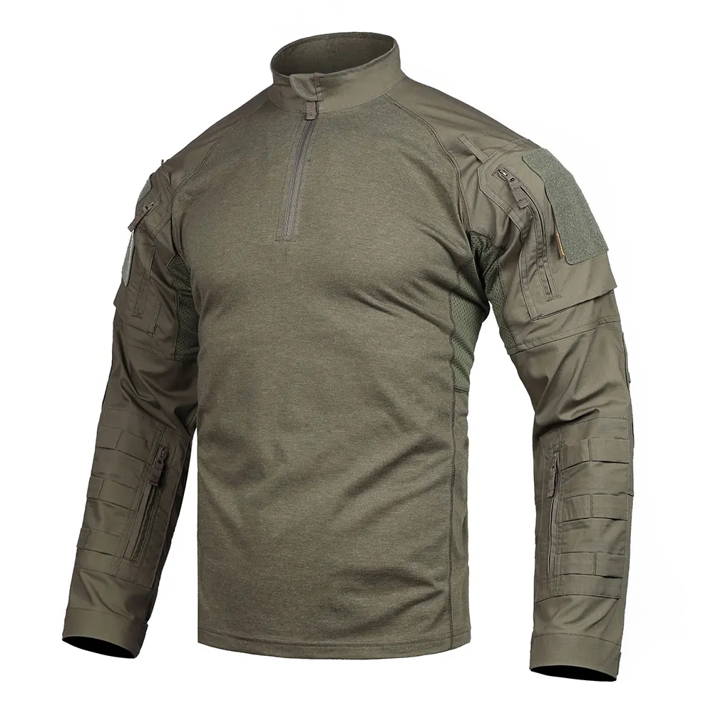 Emersongear Anaconda Allterrain-Kampfshirts Trainingsshirts T-Shirts Camping 4-Wege-Stretch-T-Shirt Wandern Jagd EM9742 – Detail 5