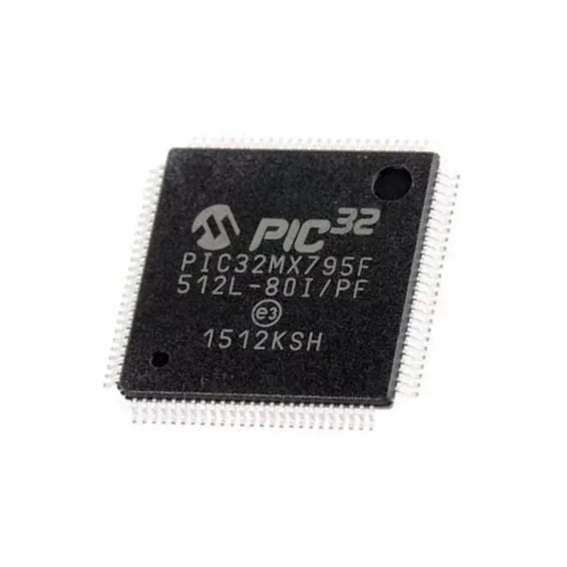 1 Piece PIC32MX795F512L-80I/PF TQFP-100 Silk Screen PIC32MX795F512L QFP New Original Chip IC