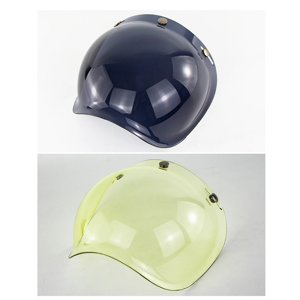 

Detachable Bike Goggles Visor Anti-glare Windproof PC Fence Three Buckles Shield and Install Belt Rack for DIY (De