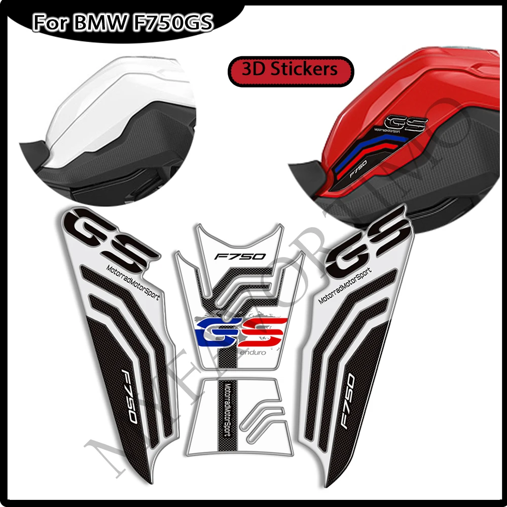 

For BMW F750GS F 750 GS F750 Adventure Stickers Decals Protector Tank Pad Side Grips Gas Fuel Oil Kit Knee Fairing Fender