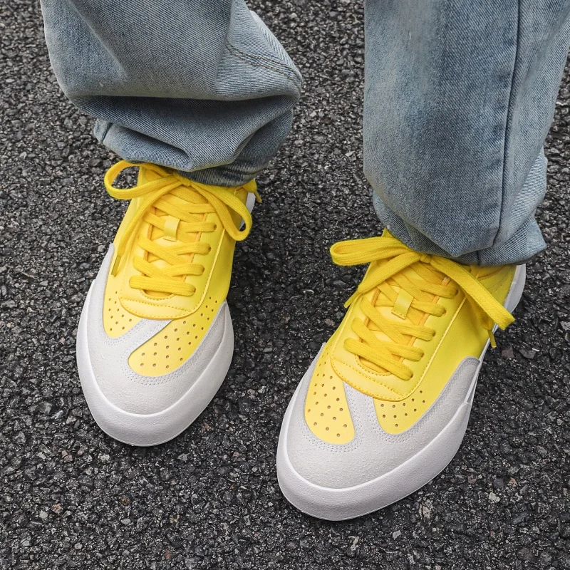 

Простые классические цветные блокированные толстые подошвы, износостойкие и универсальные, удобные и модные новые спортивные туфли с низким верхом