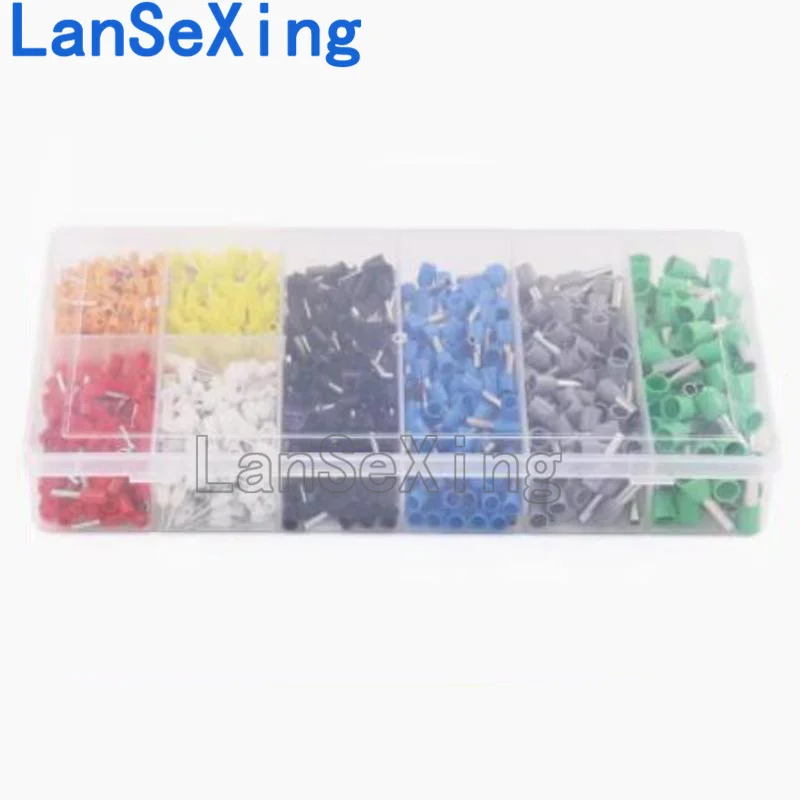 1200pcs tube type cold pressed terminal box with 8 types of VE tube type terminal sets