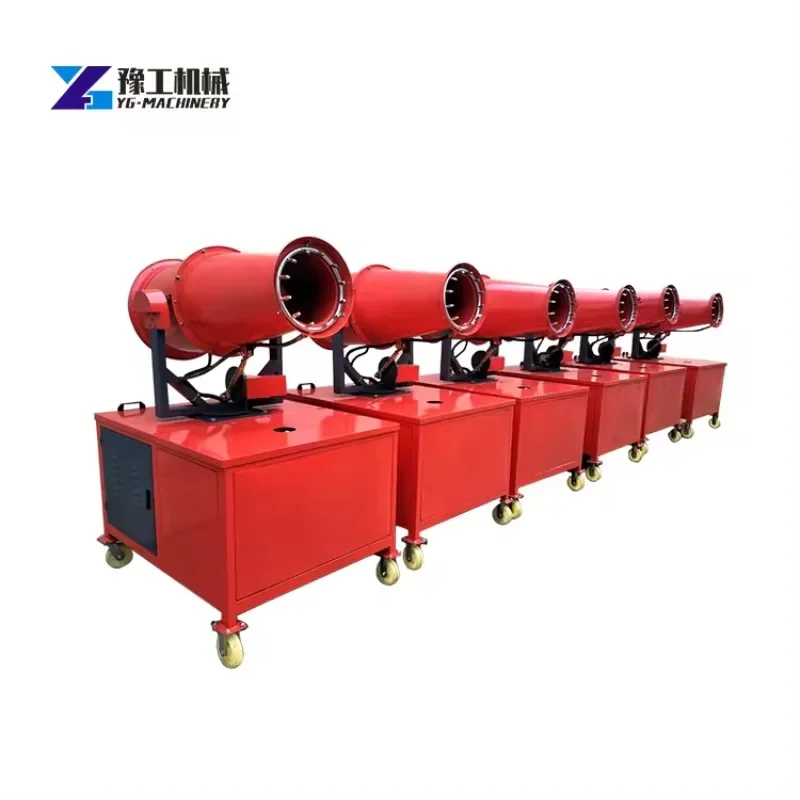 

Mining and Construction Sites Dust Control Cannon Fogger 360 Degree 40M Rotation Long Range Fog Sprayer Cannon for Dust Control