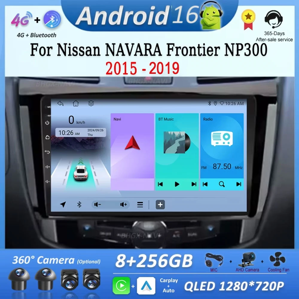 

for Nissan NAVARA Frontier NP300 2015 - 2019 Car Radio Multimedia Player Android 16 Bluetooth 4G DSP Stereo WiFi Auto Tools