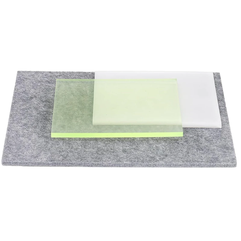 A26F-3Pack Leather Punch Pad, Plastic Mute Hole Punching Chisel Mat And Sound Absorbing Pad-Cutting Board For Leather Working