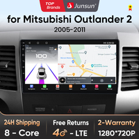 Junsun Qualcomm chip 8-Core Android13 Car Radio For Mitsubishi Outlander XL 2 2005-2011 Wireless CarPlay Autoradio Stereo HD GPS