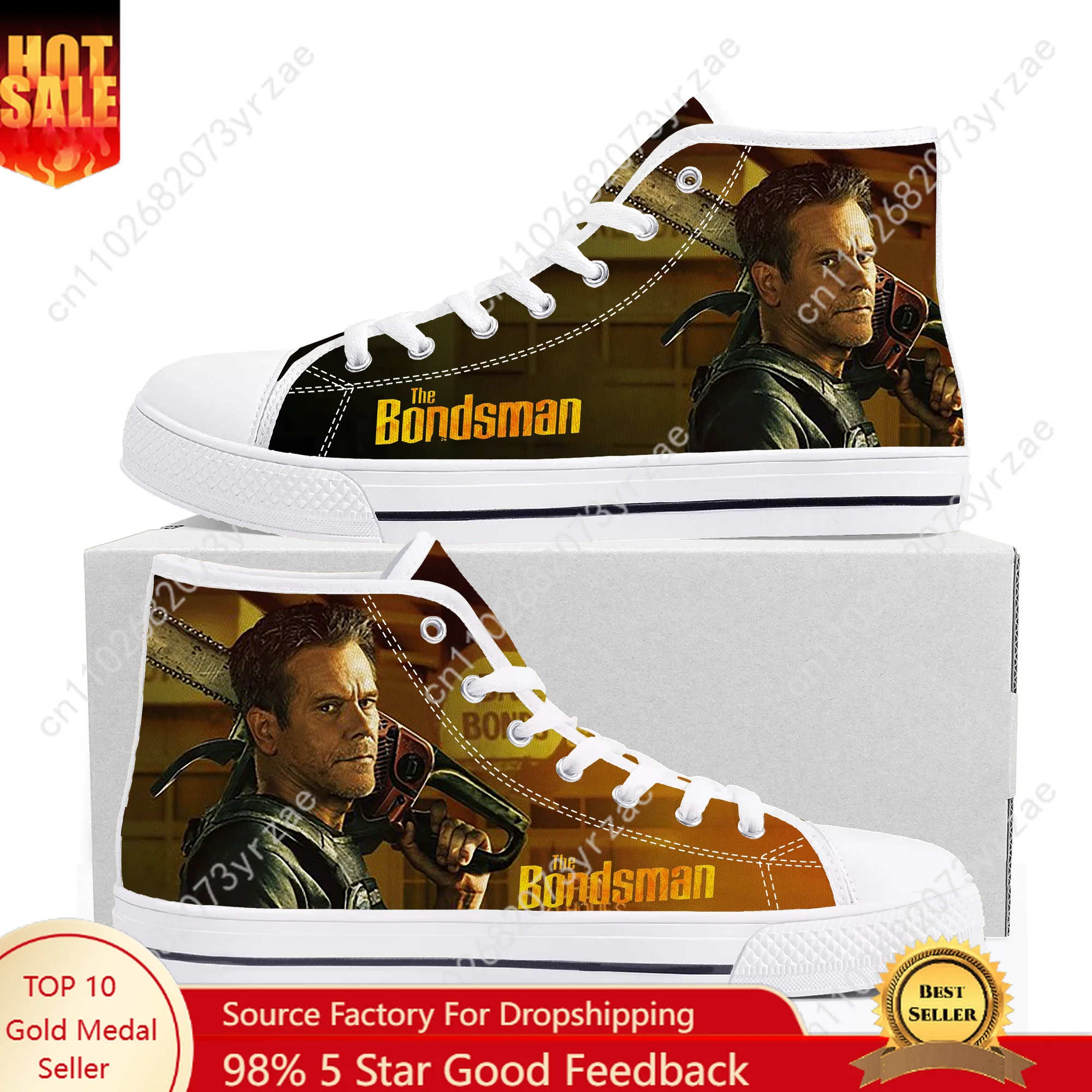 

The Bondsman High Top High Quality Sneaker Mens Womens Teenager Canvas Sneaker Casual Personalized Patterns Shoe Custom Shoes